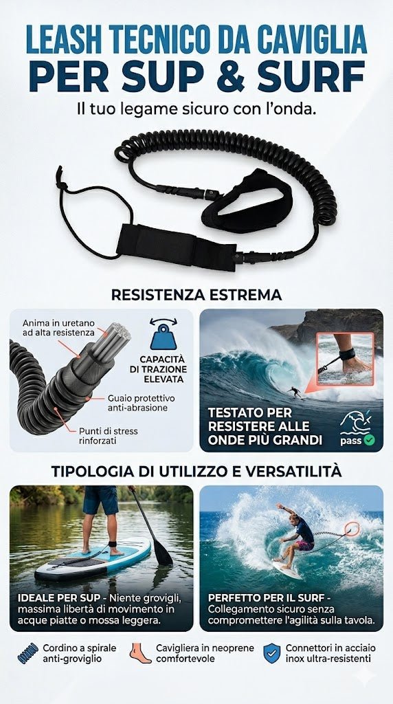 Ankle Leash - Kaiman Boards
