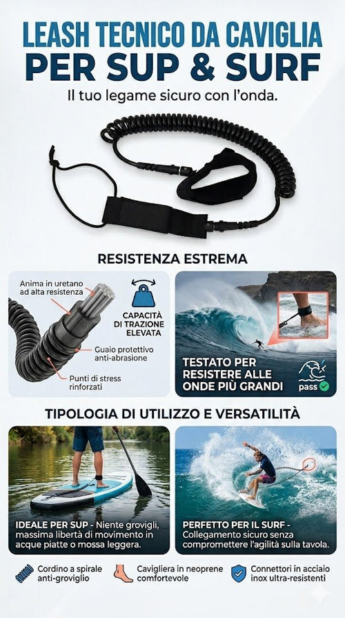 Ankle Leash - Kaiman Boards