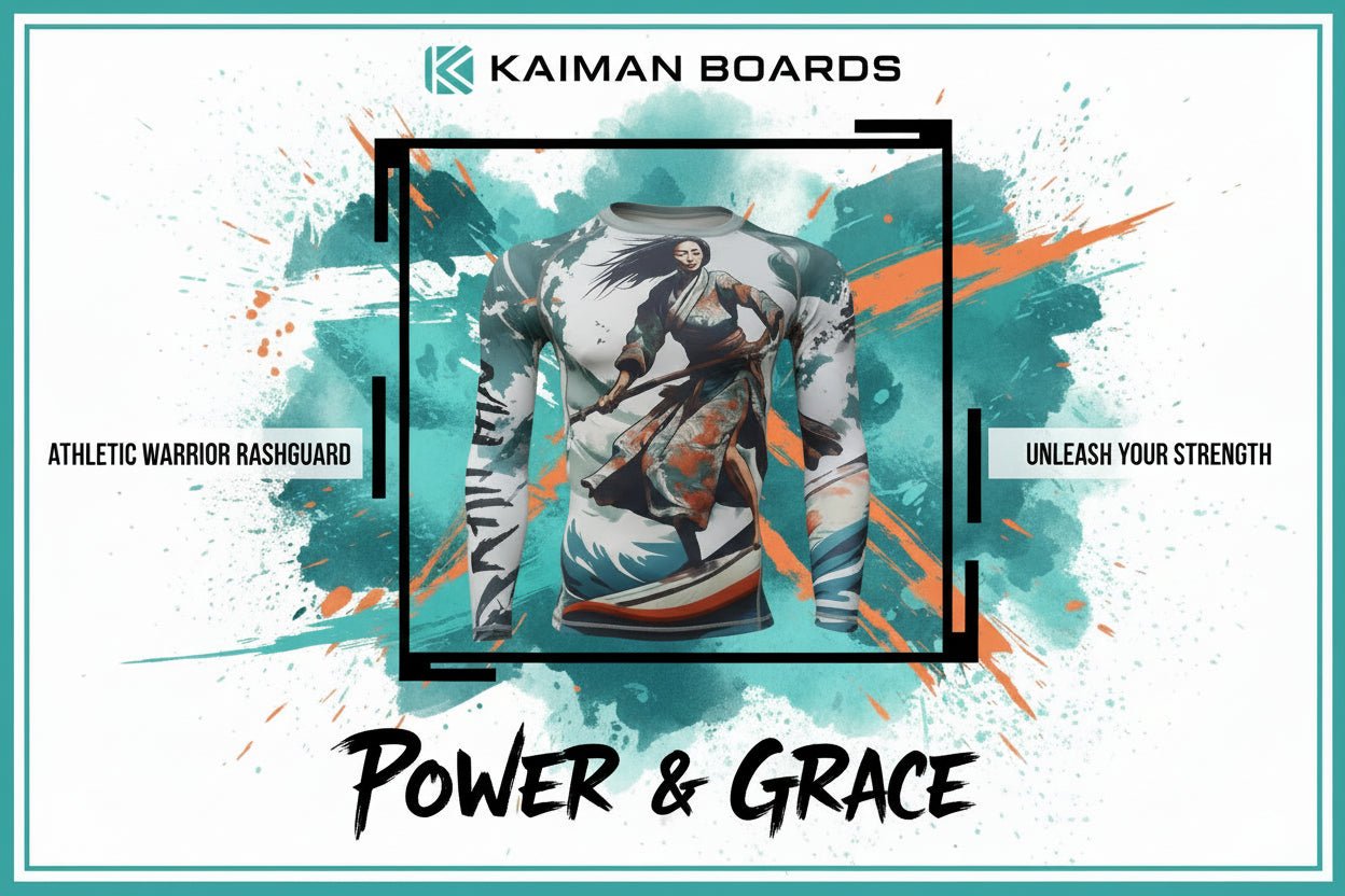 Rash guard manica lunga donna - Kaiman Boards