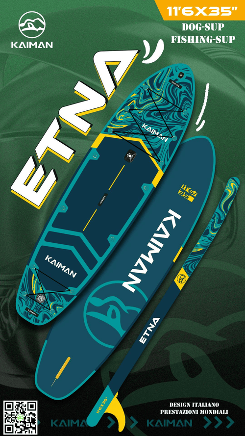 Stand up paddle Etna 11'6''35'' All round - Kaiman Boards