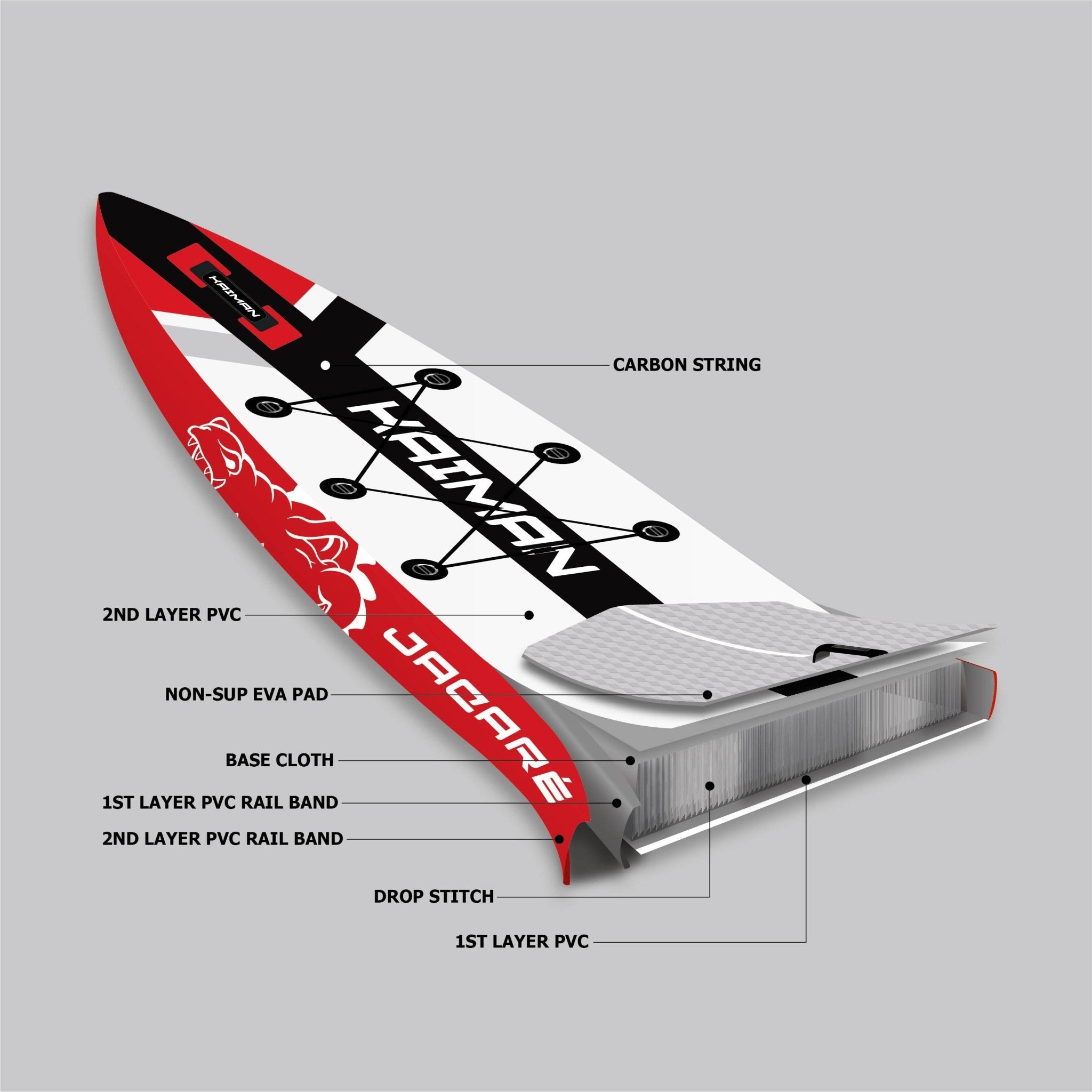 Stand Up Paddle Jacarè 14'27'' Race - Kaiman Boards