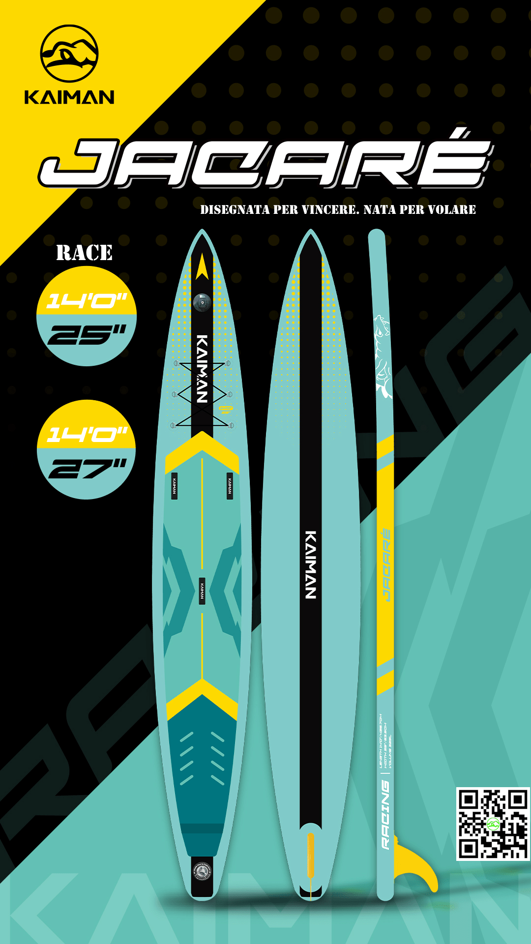 Stand up paddle Kaiman Racing 14' - Kaiman Boards