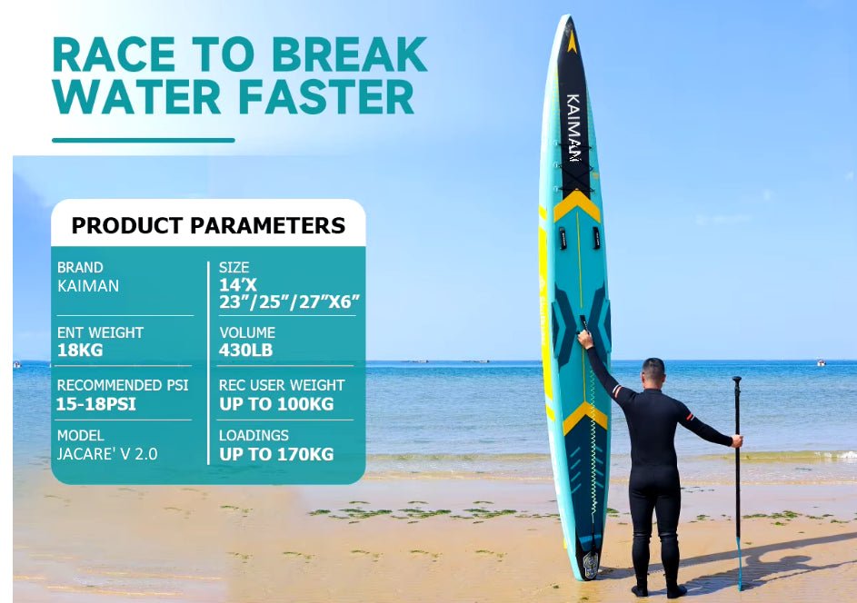 Stand up paddle Kaiman Racing 14' - Kaiman Boards