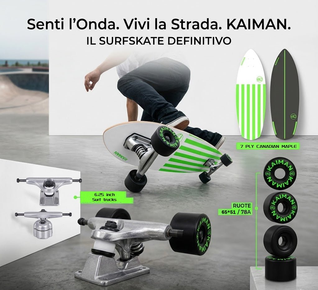 Surf Skate 81x25 - Kaiman Boards