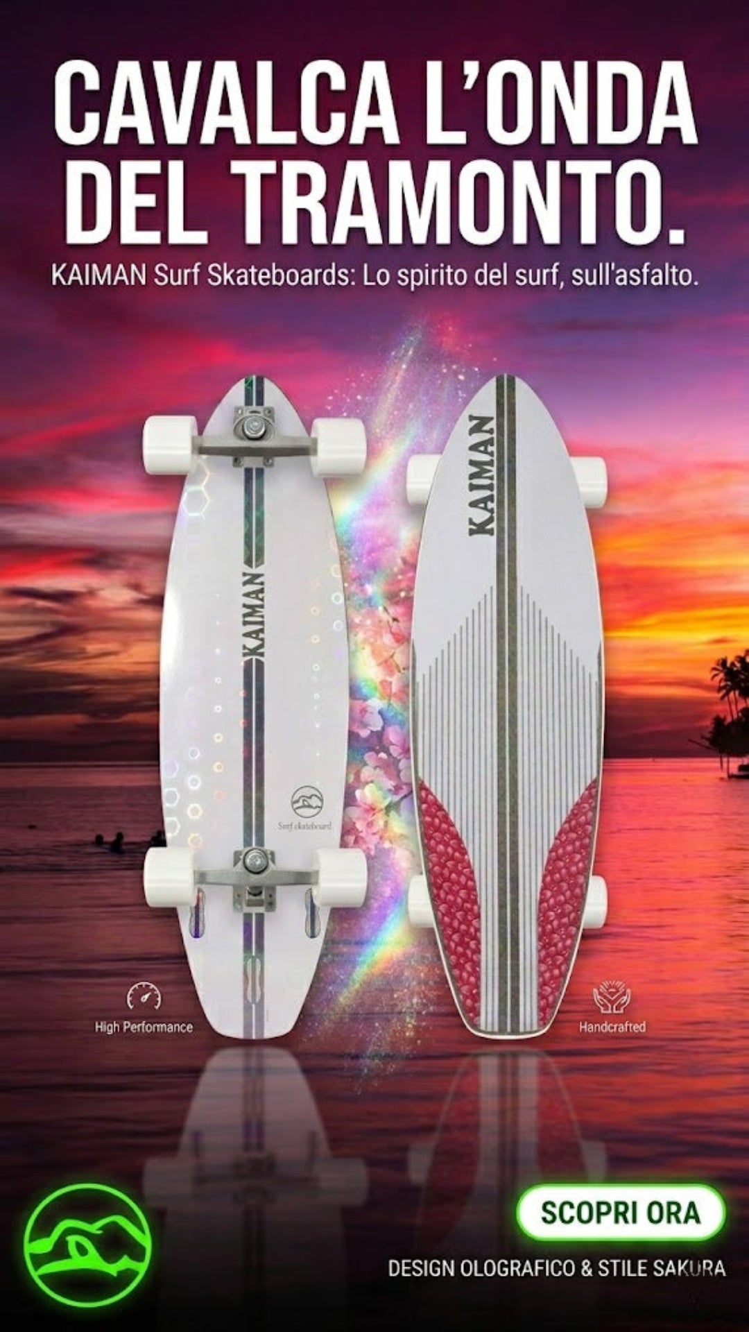 Surf Skate 86x25 - Kaiman Boards